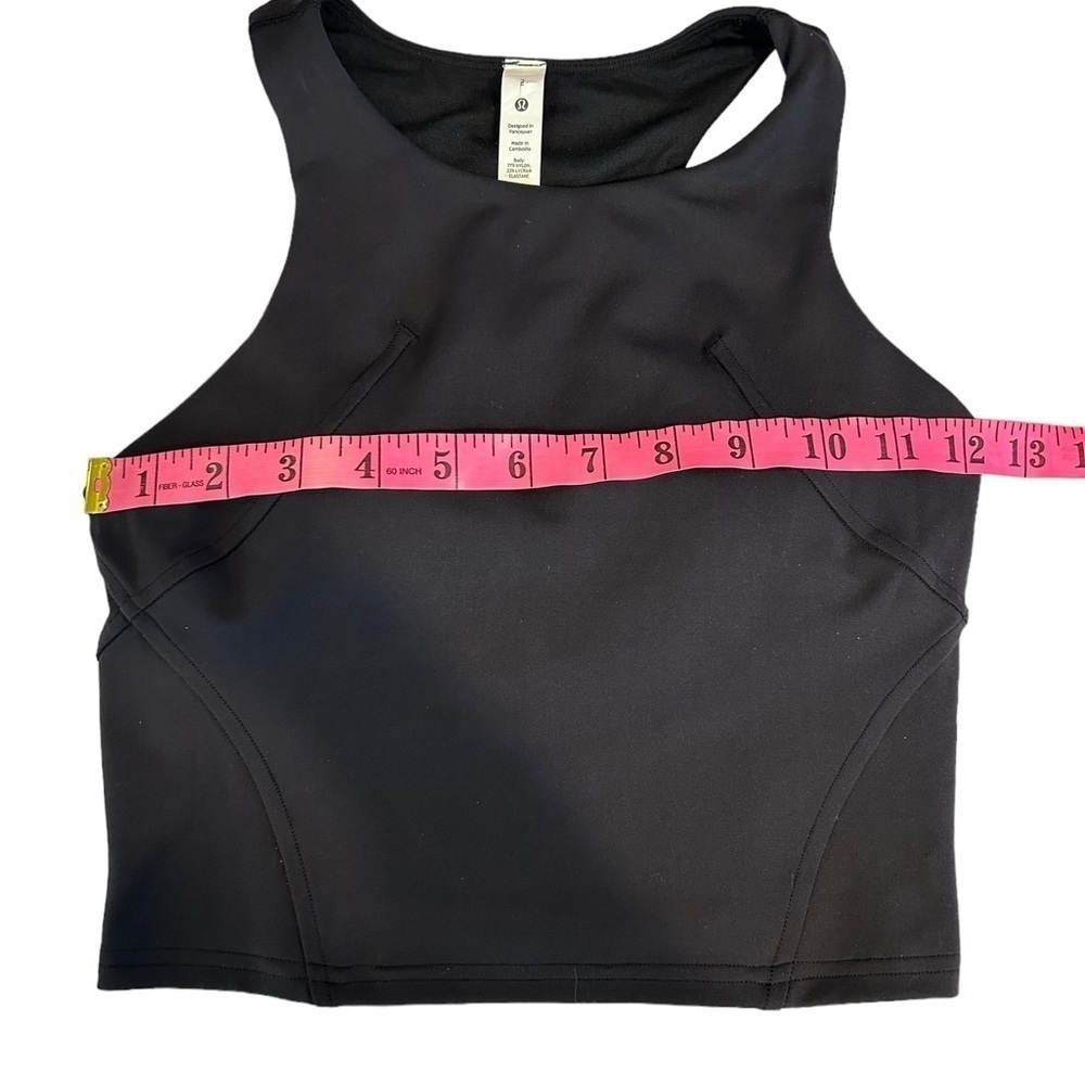 Lululemon Invigorate Training Tank Top in Black Sz 2 - Picture 7 of 7